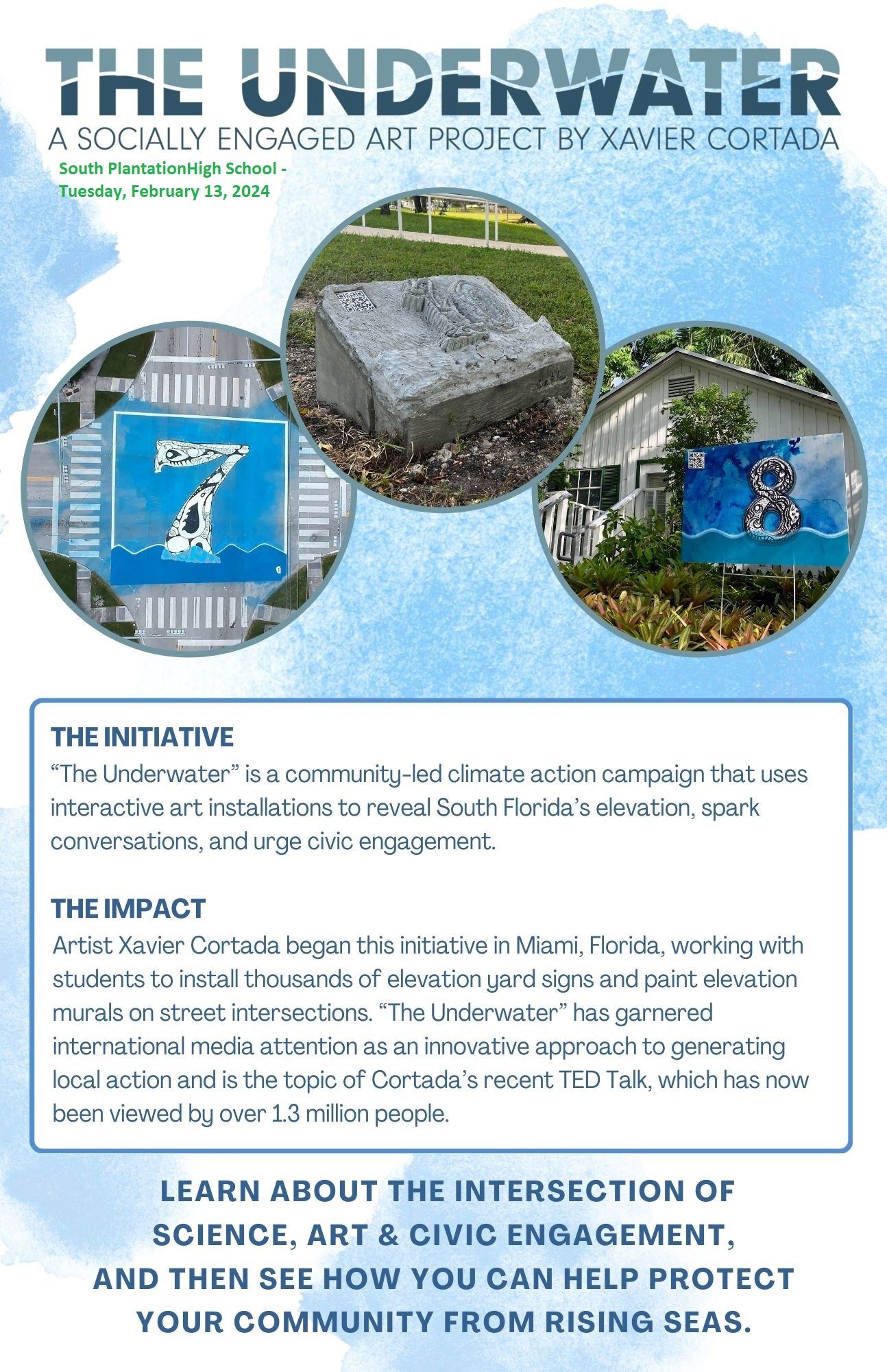 The Underwater workshop flyer - Tuesday February 13 The Underwater workshop flyer - Tuesday February 13